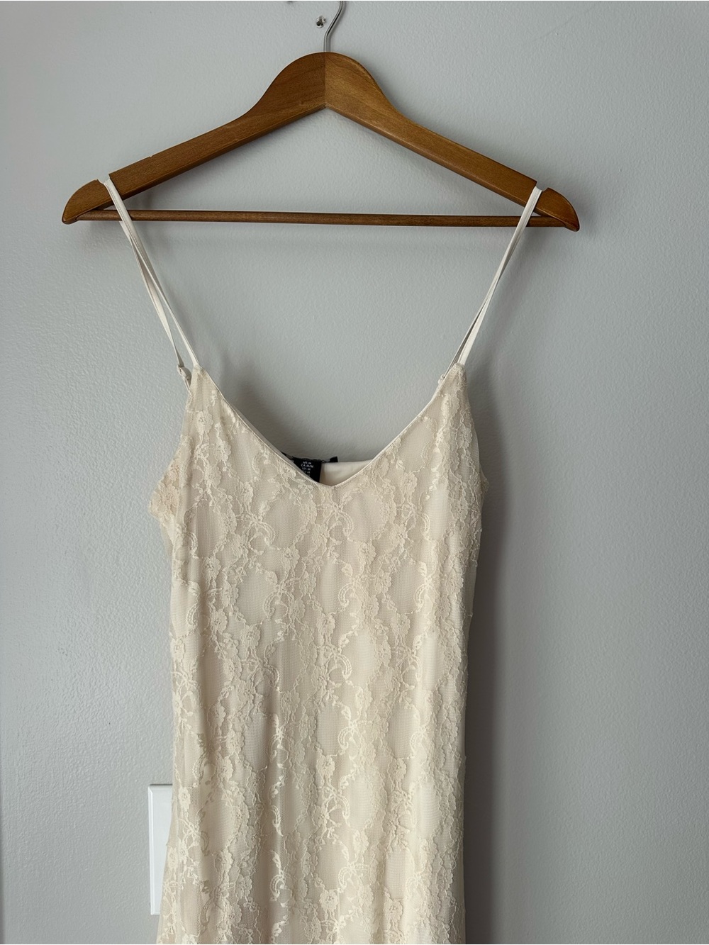 Sincerely Jules Cream Lace Dress with Floral Overlay